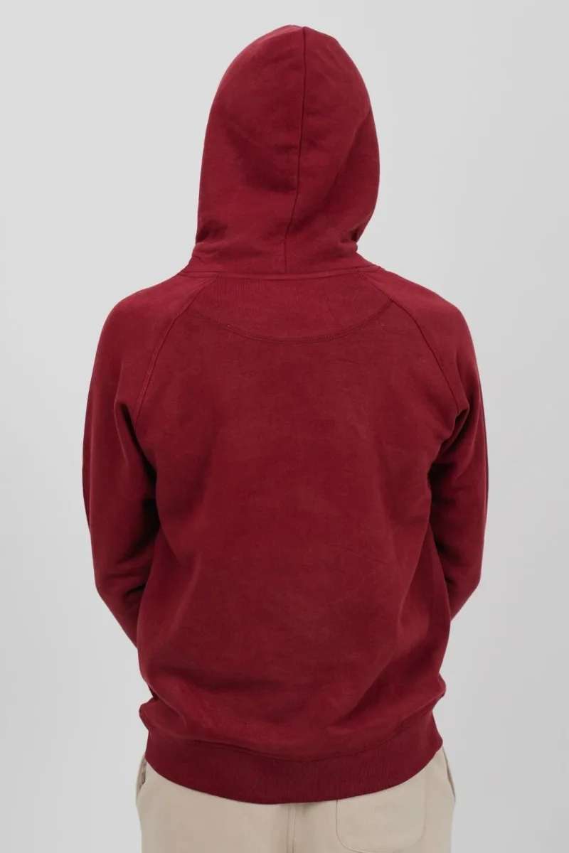 Sudadera orgánica - Burdeos - Imagen 9