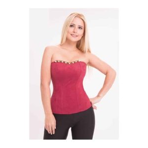 CORSET STRAPLES COLOMBIANO GAMUZA 2474