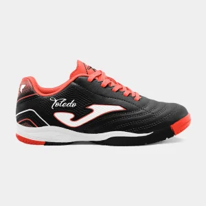 ZAPATILLA JOMA TOLEDO JR Negro Naranja