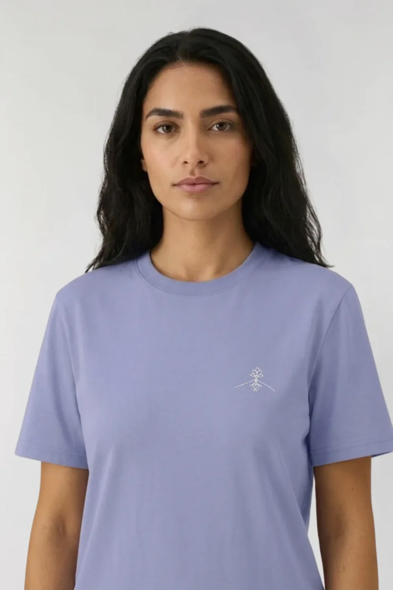 Camiseta algodón orgánico - Lavanda
