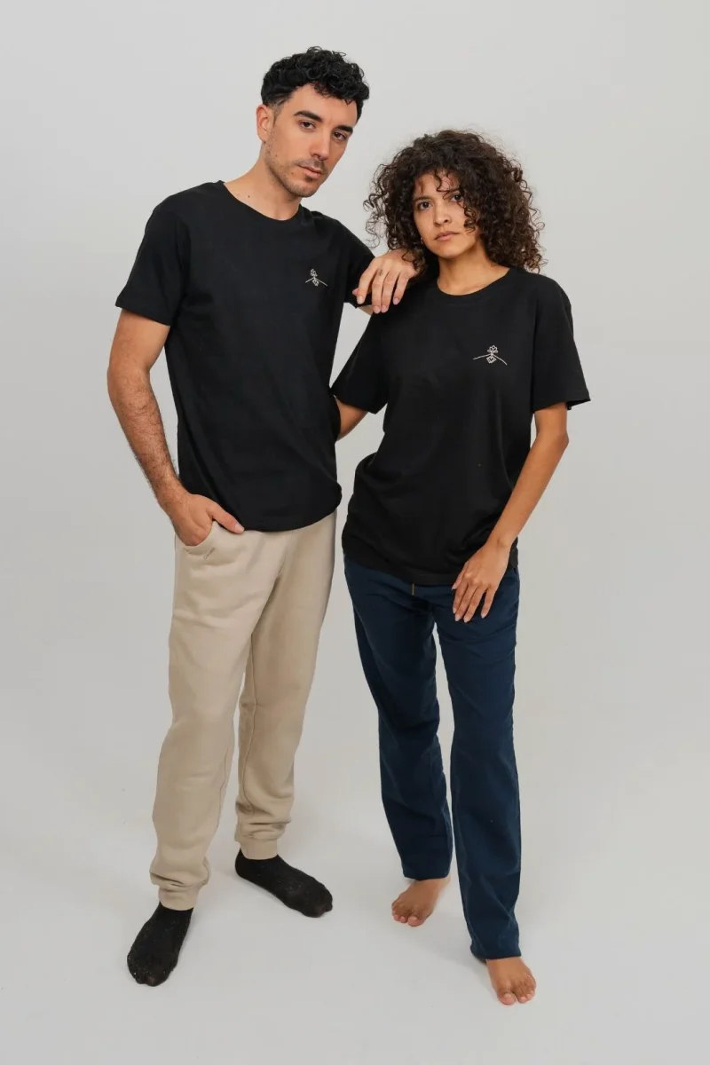 Camiseta orgánica - Negro - Imagen 4