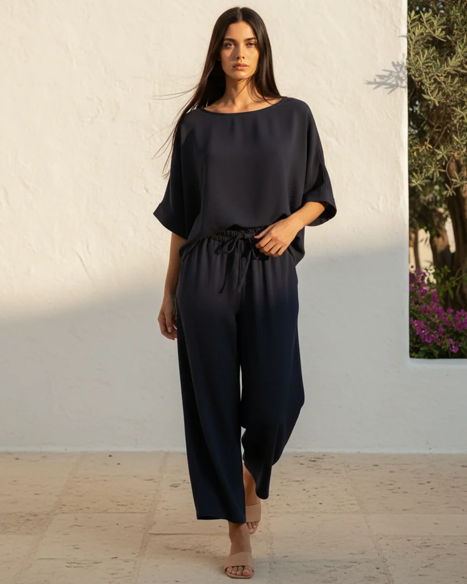 Blusa fluida básica - Imagen 4