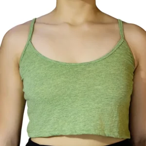 SALE Top  Tiras  Verde Jaspe MS