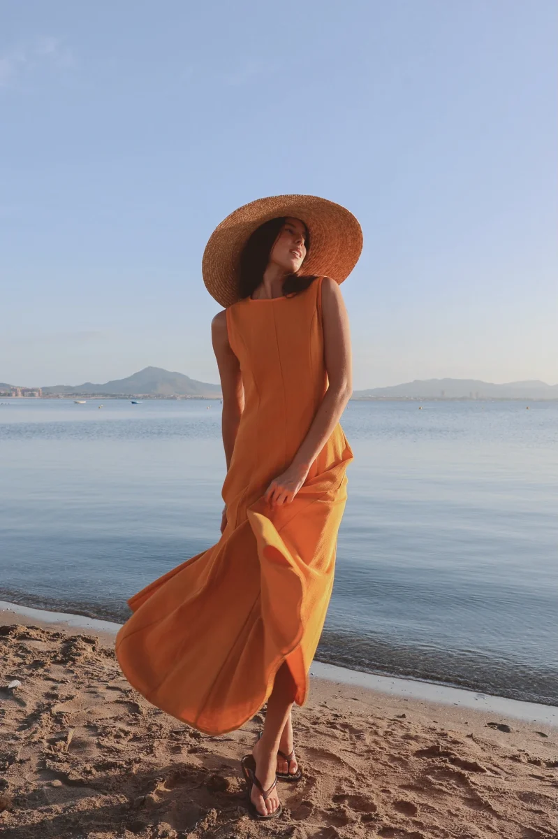 Vestido Agrume Naranja - Imagen 7