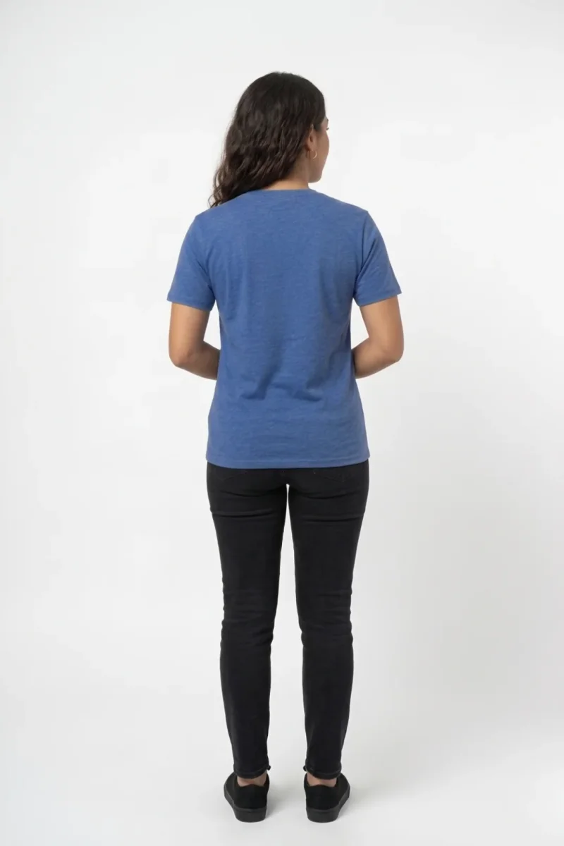 Camiseta orgánica - Azul Fiordo - Imagen 5