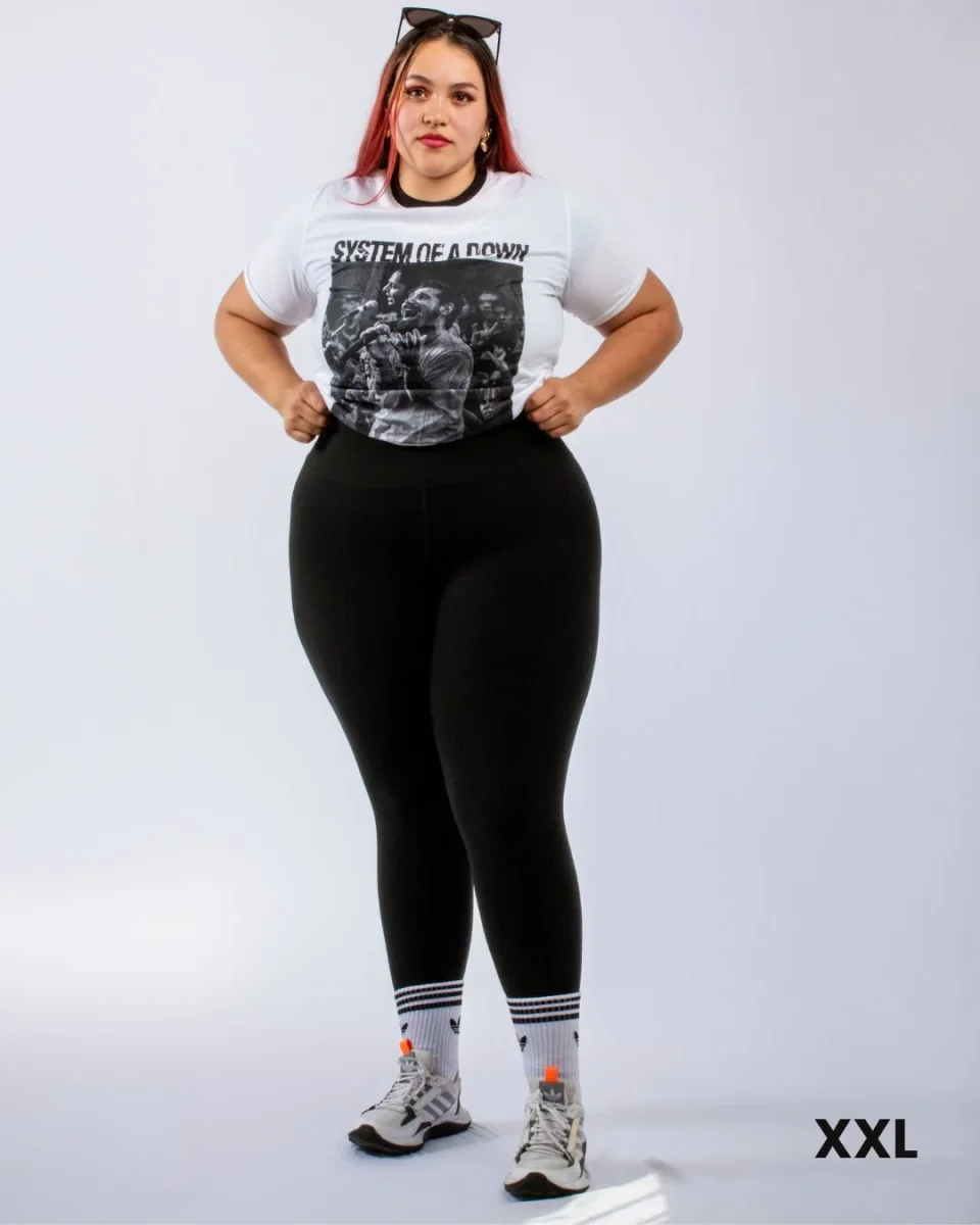 Leggins Plus Size Control Abdomen, Bolsillo y Antitransparencia - Imagen 3