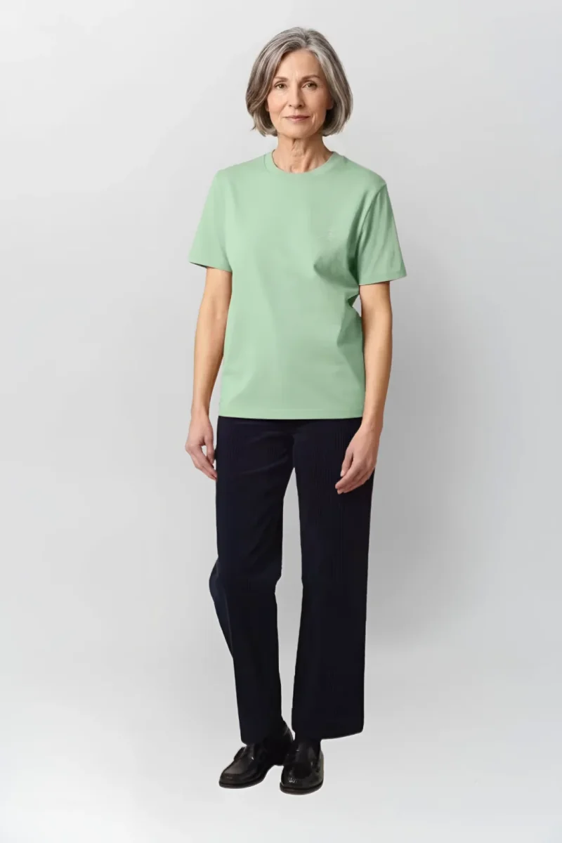 Camiseta algodón orgánico - Jade Profundo - Imagen 4