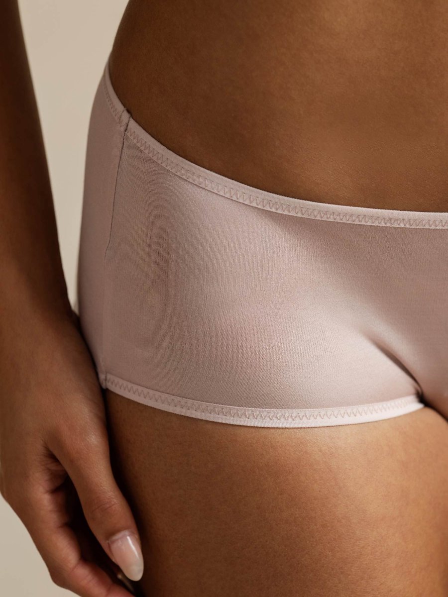 Comodidad En Seda Pura Braguita Hipster Boyshort - Imagen 7
