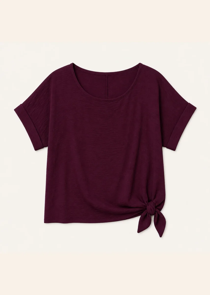 Blusa nudo fluida - Imagen 3