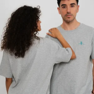 Camiseta orgánica - Gris Jaspeado