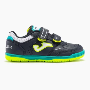 Zapatillas fútbol sala infantil TOP FLEX JR 2303 marino - amarillo