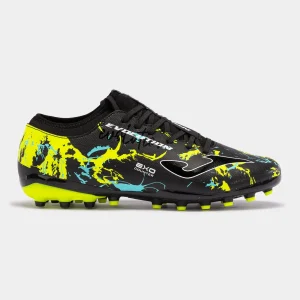 Botas fútbol hombre Joma EVOLUTION 2301 negro - amarillo flúor