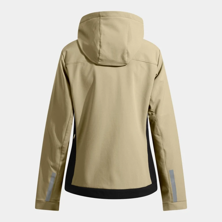 CHAQUETA JOMA MUJER SOFT SHELL EXPLORER BEIGE - Imagen 7