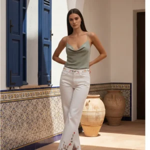 Jeans bordados
