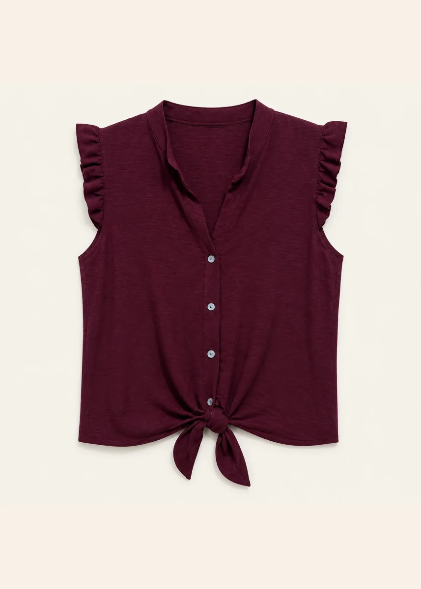 Blusa volante fluida - Imagen 3