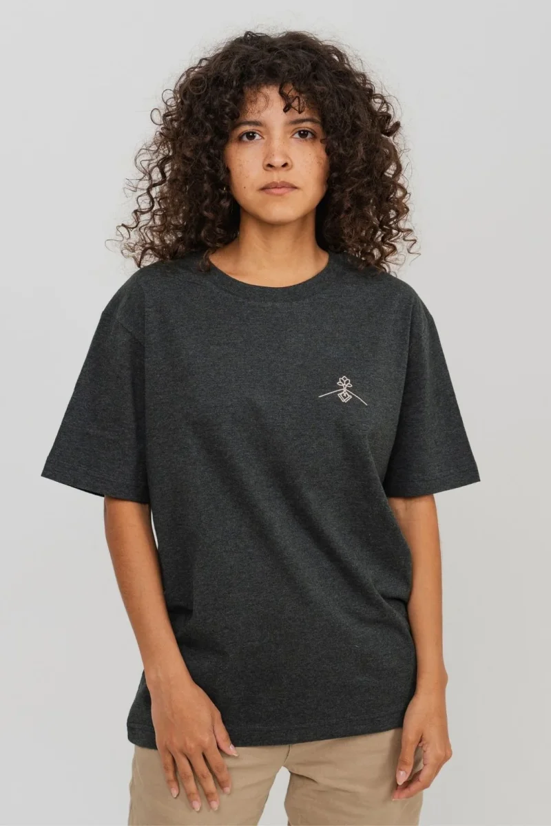 Camiseta orgánica - Gris Oscuro Jaspeado - Imagen 7