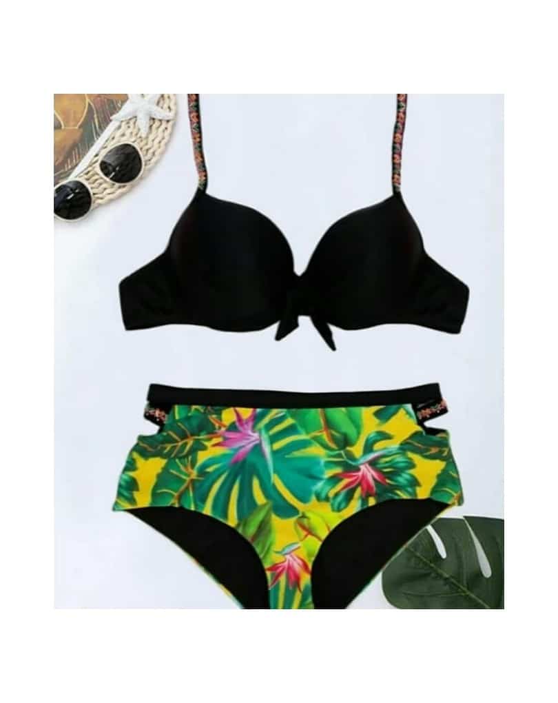 BIKINI REALCE PERFECTO COPA VARILLA Y BRAGA PIN-UP 2321 - Imagen 6