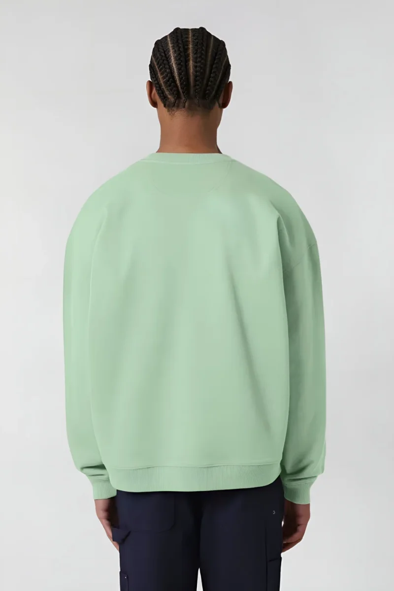 Sudadera algodón orgánico - Jade Profundo - Imagen 8