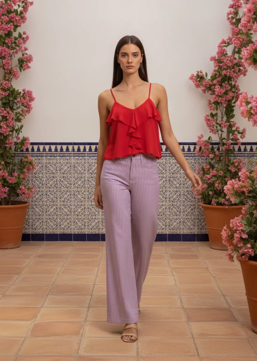 Jeans rayas brillantes - Imagen 5