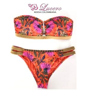 BIKINI BALCONET DAMA ESTAMPADO GARDEN