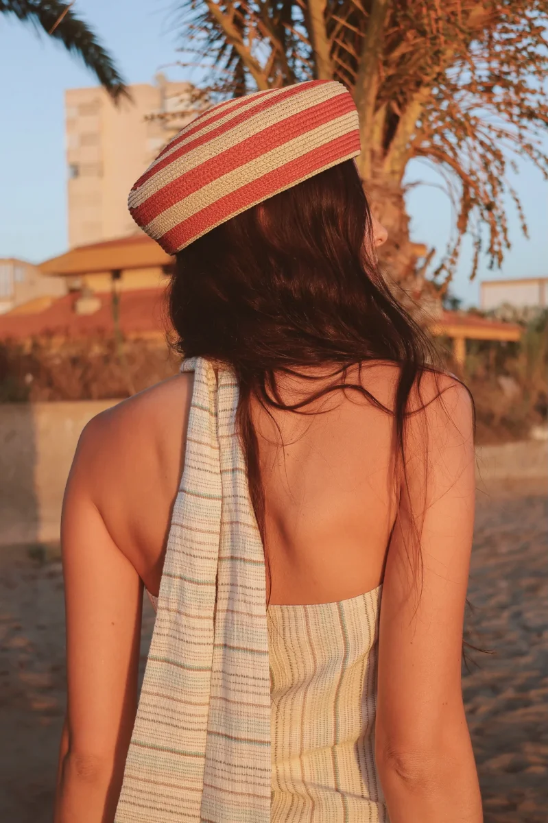 Top Armonia Crudo Rayas Beige - Imagen 5