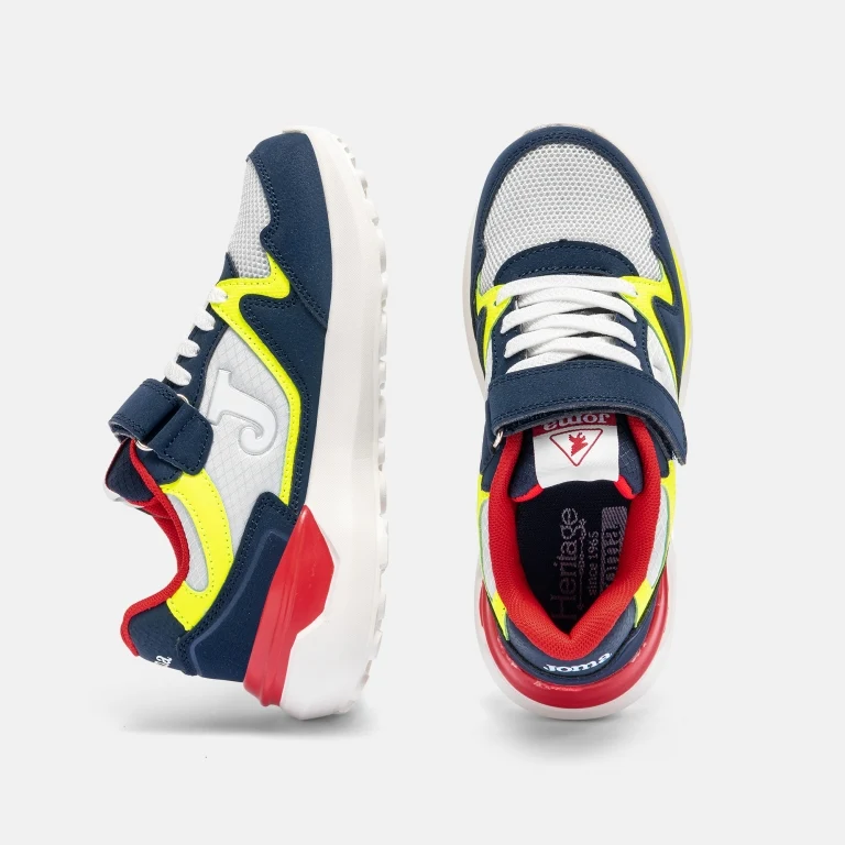 ZAPATILLA JOMA NIÑO/NIÑA MARINO/AMARILLO3080 JR - Imagen 4