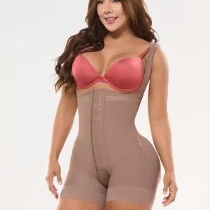 FAJA SHORT 233-CCB SALOME MANGA SISA FRANELA SOBRE HUECOS CON BROCHES
