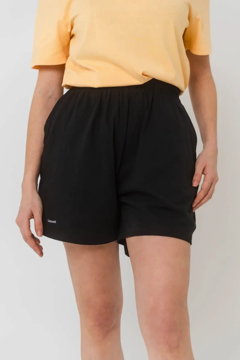 Pantalón corto orgánico - Negro - Imagen 6