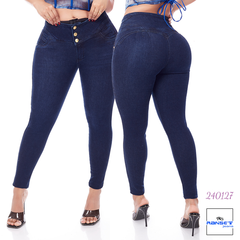 Pantalón Vaquero Azul Fajero - Imagen 4
