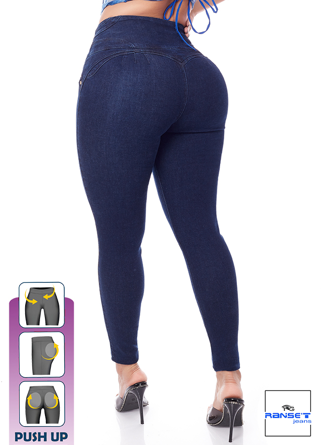 Pantalón Vaquero Azul Fajero - Imagen 3