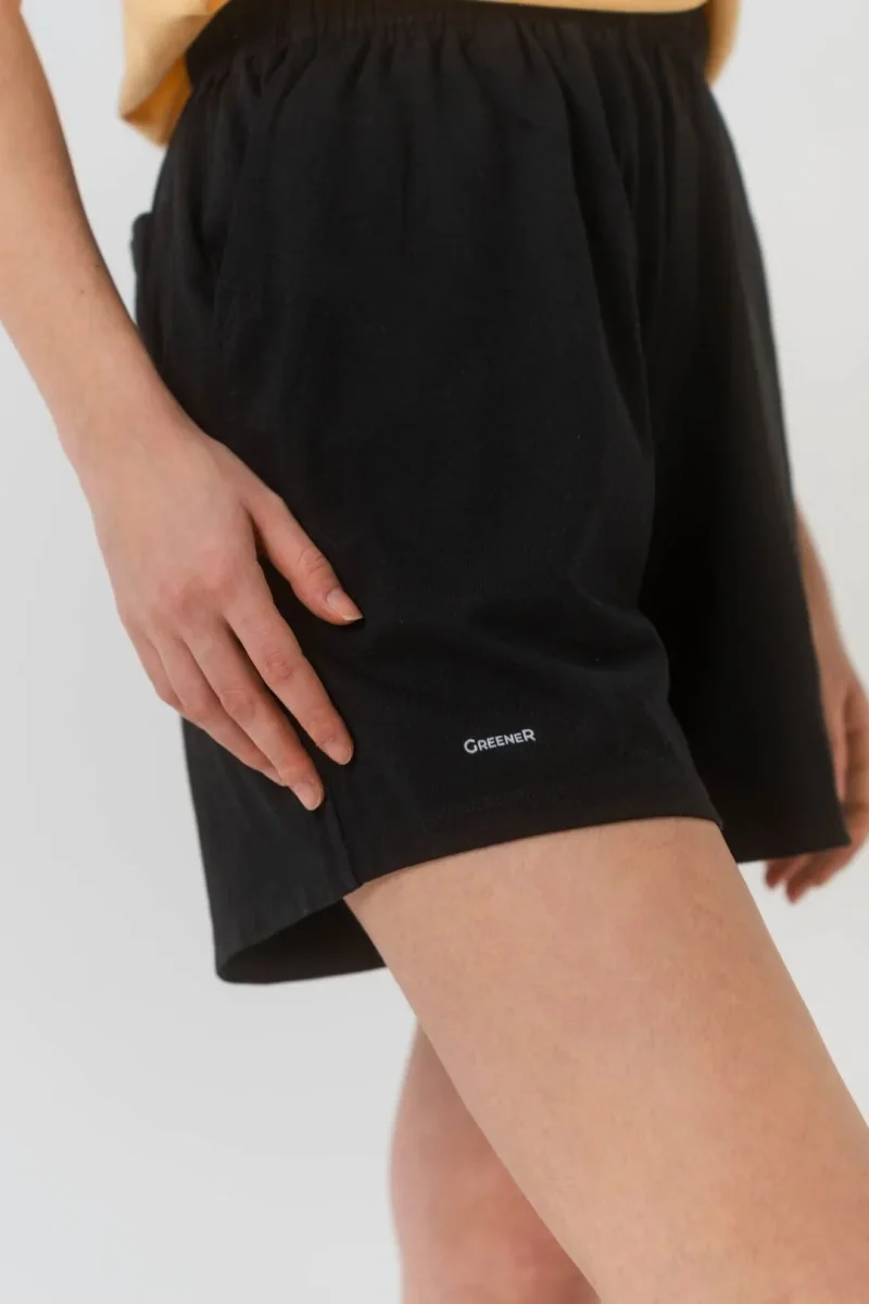 Pantalón corto orgánico - Negro - Imagen 7