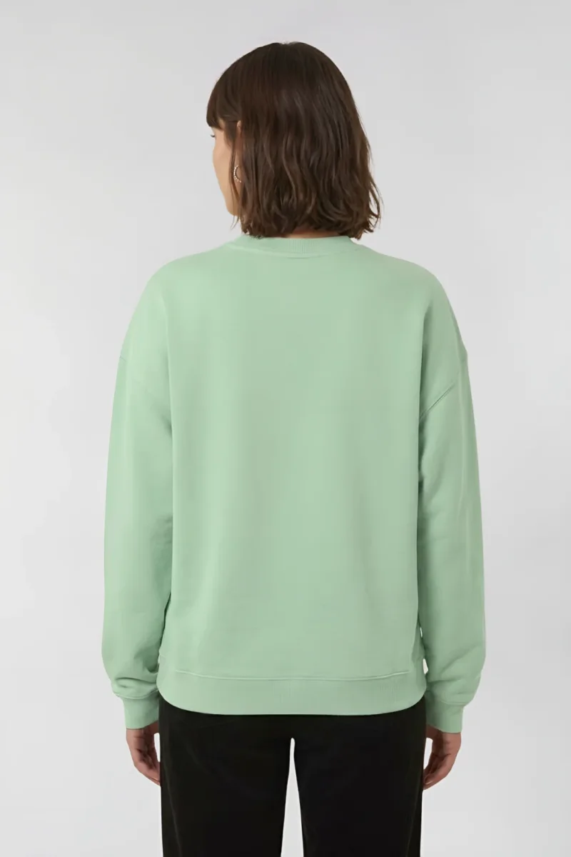 Sudadera algodón orgánico - Jade Profundo - Imagen 6