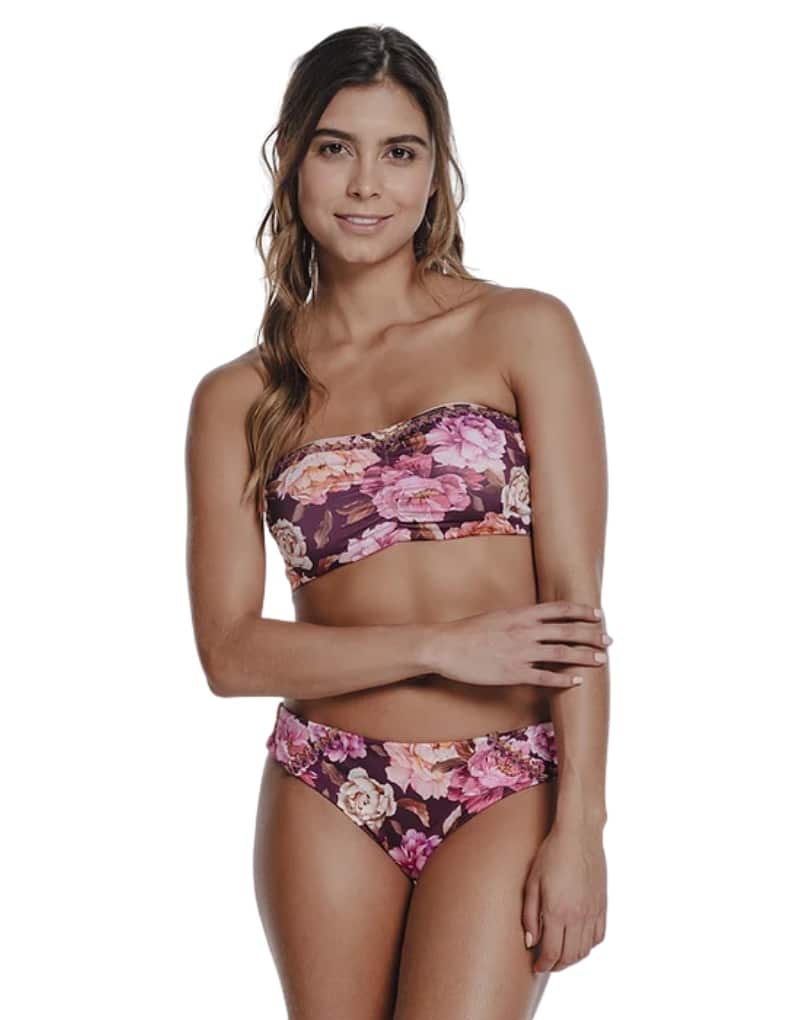 BIKINI STRAPLESS CON SEMIBRAGA - Imagen 3