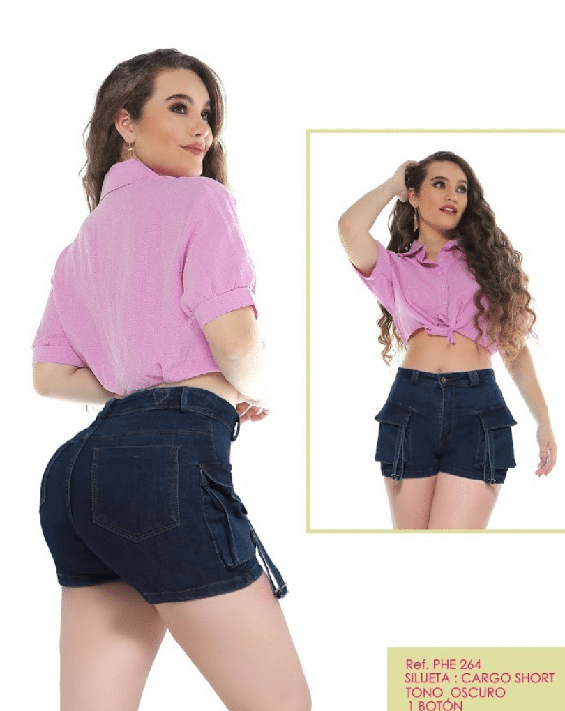 SHORT LEVANTACOLA COLOMBIANO CARGO 264LV - Imagen 2