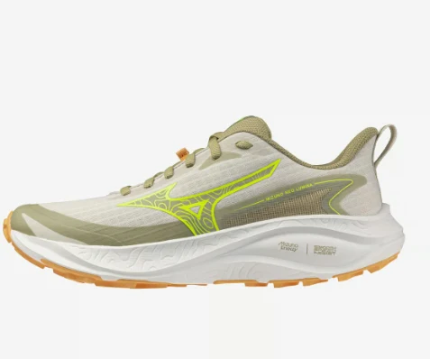ZAPATILLA MIZUNO BLANCO/VERDE/NARANJA NEO LUMINA WOS