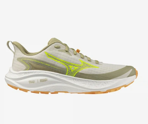 ZAPATILLA MIZUNO BLANCO/VERDE/NARANJA NEO LUMINA WOS - Imagen 4