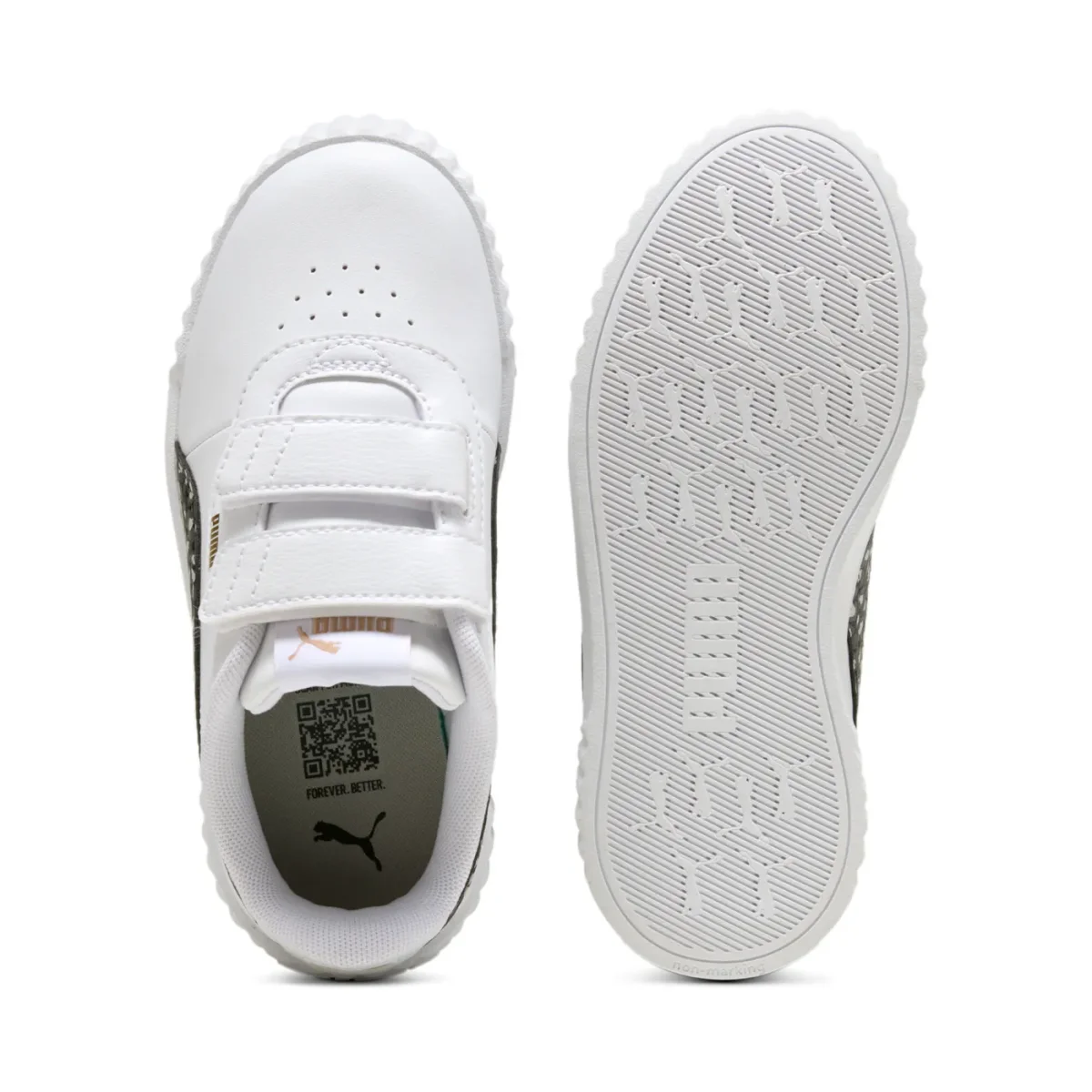 ZAPATILLAS PUMA CARINA 3.0 ANIMAL V WHITE - Imagen 4