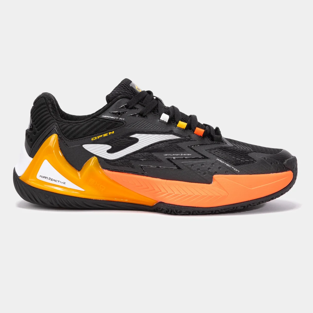 ZAPATILLAS JOMA OPEN MEN NEGRO-NARANJA - Imagen 2