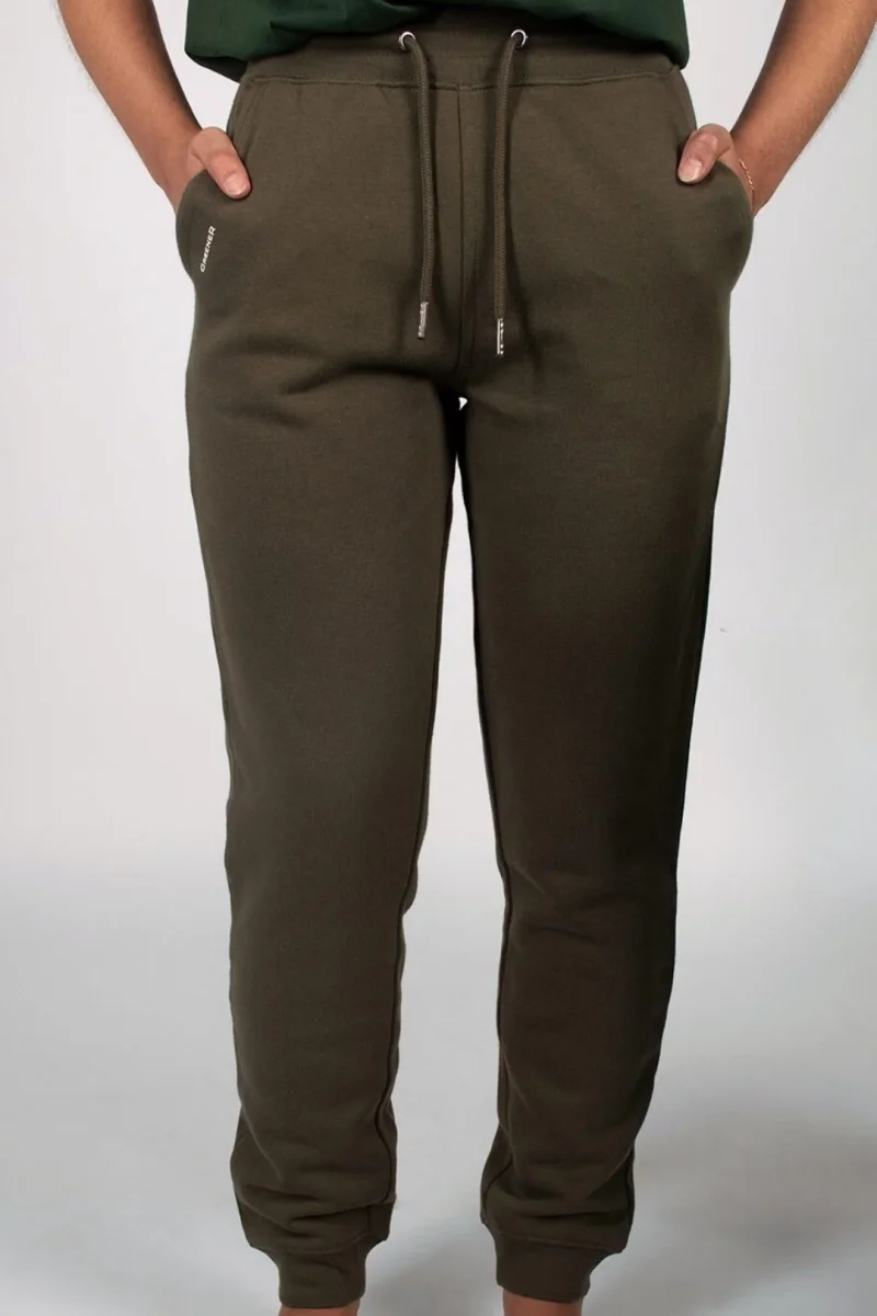 Pantalón algodón orgánico - Verde Tostado - Imagen 4