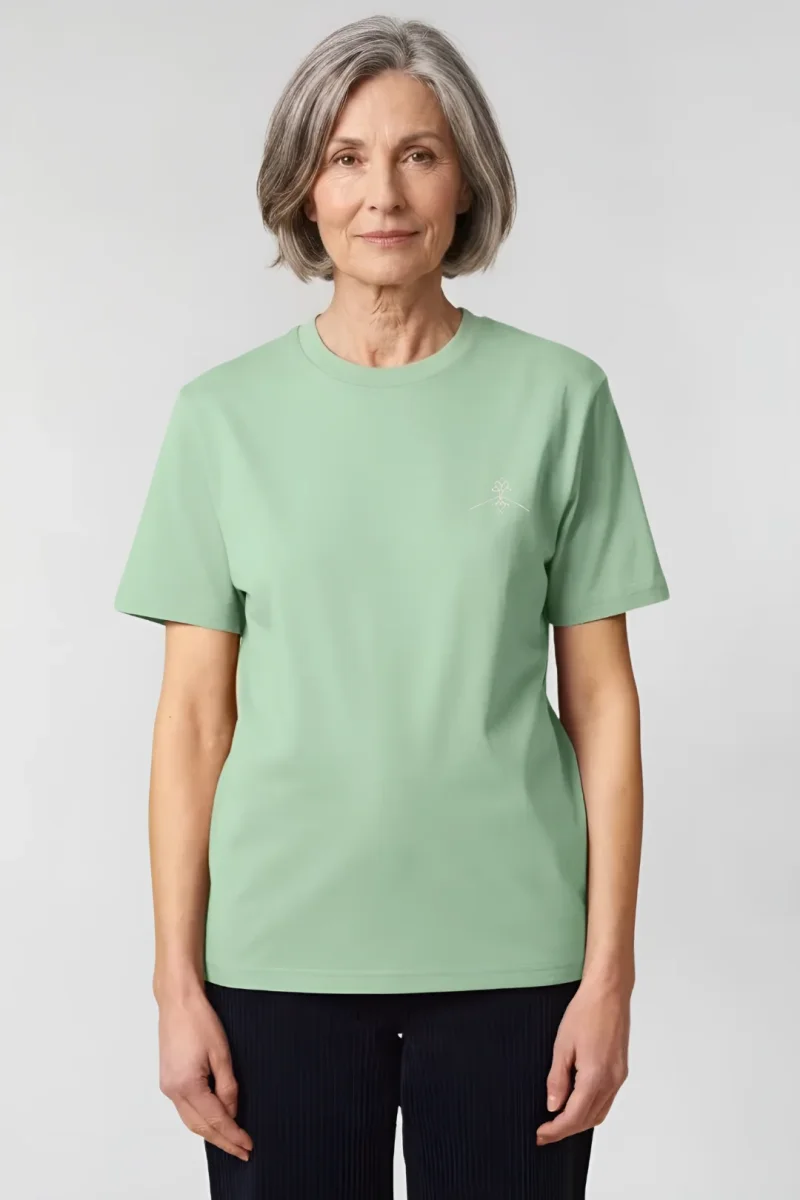 Camiseta algodón orgánico - Jade Profundo - Imagen 3