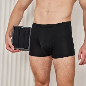 3 Piezas Bóxer Hombre en Seda Pura