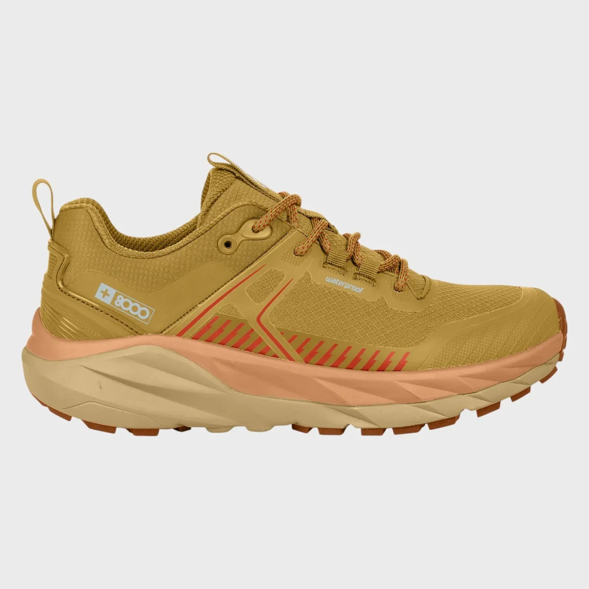 ZAPATILLA +8000 TRAIL TERKAN LOW MOSTAZA - Imagen 2