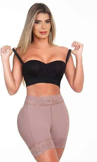 Short Invisible Levantacola Colombiano Control Fuerte de Abdomen 318KB -Faja Moldeadora Mujer - Imagen 4