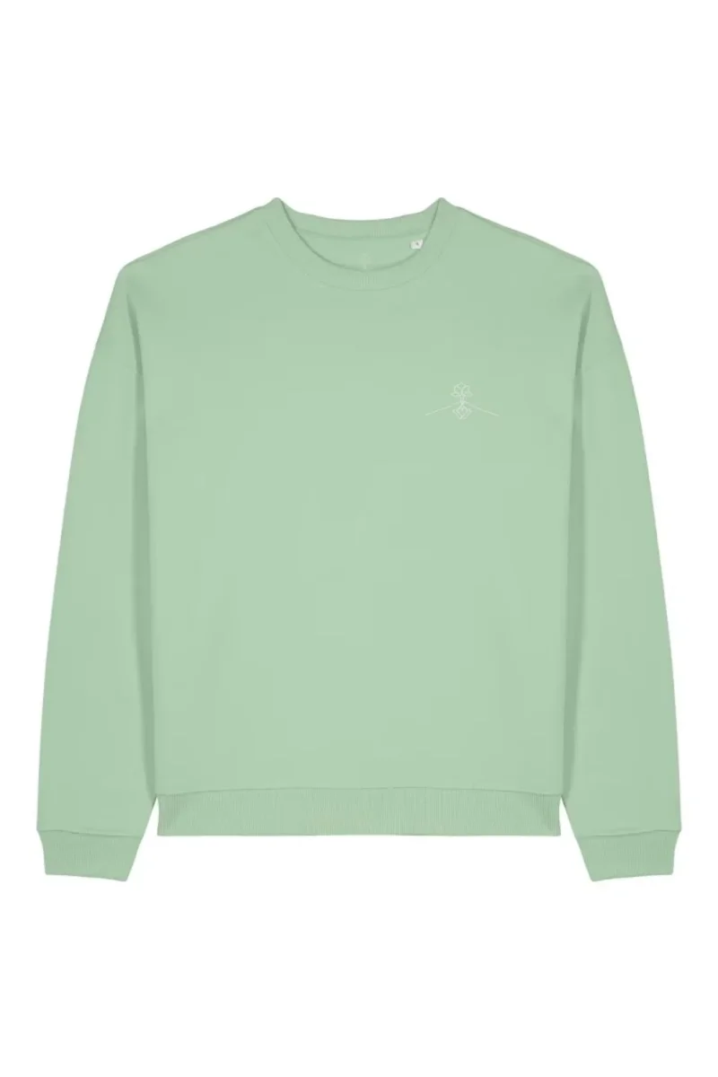 Sudadera algodón orgánico - Jade Profundo - Imagen 9