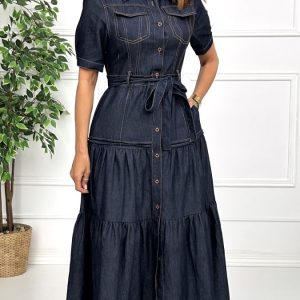 Vestido Vaquero Largo
