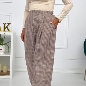 Pantalon Bombacho Mini Cuadros