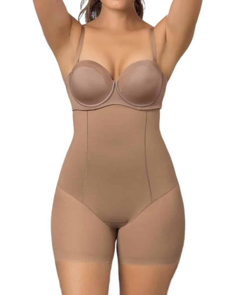 FAJA SHORT INVISIBLE ESTILO STRAPLESS 12852 LEONISA - Imagen 2