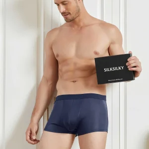 Ropa Interior Tipo Bóxer De Seda Pura Para Hombre