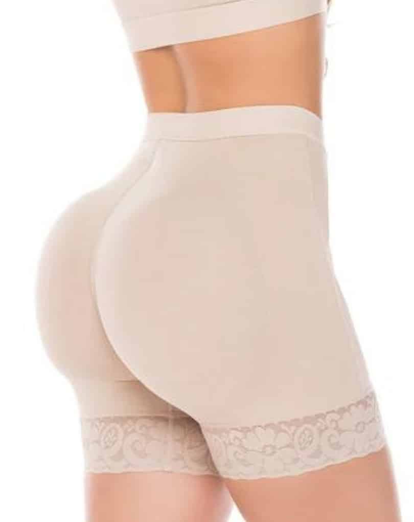 SHORT LEVANTACOLA CON HUECOS INTERNOS Y FORRO DE LICRA SALOME 316 RESORTE - Imagen 2