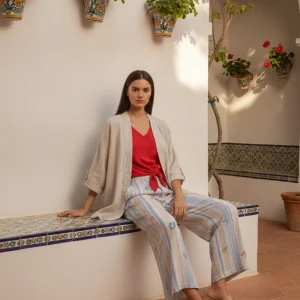 Kimono lino